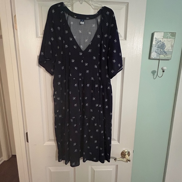 Navy print Old Navy dress - Picture 1 of 6